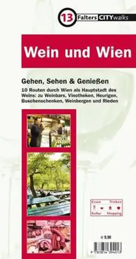 Holzer |  Falter CityWalks Wein und Wien | Buch |  Sack Fachmedien