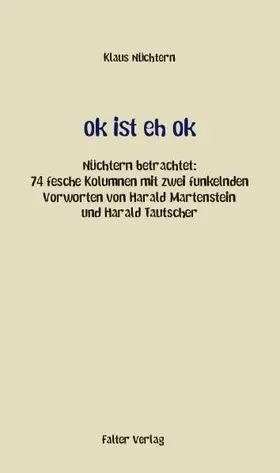 Nüchtern |  ok ist eh ok | eBook | Sack Fachmedien