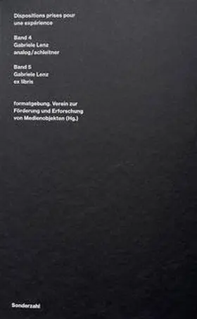 Lenz |  Dispositions prises pour une expérience | Buch |  Sack Fachmedien