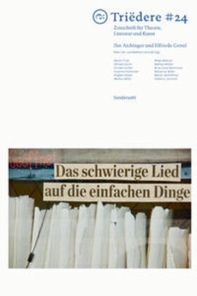 Clar / Schmidt | Triëdere #24: Ilse Aichinger und Elfriede Gerstl | Buch | 978-3-85449-631-1 | sack.de