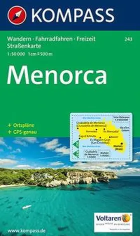  KOMPASS Wanderkarte Menorca 1:50 000 | Sonstiges |  Sack Fachmedien