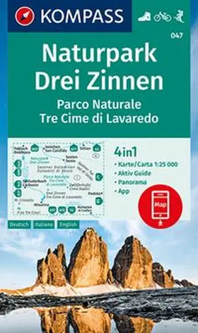  Naturpark Drei Zinnen 1:25 000 / Parco Naturale Tre Cime di Lavaredo | Sonstiges |  Sack Fachmedien