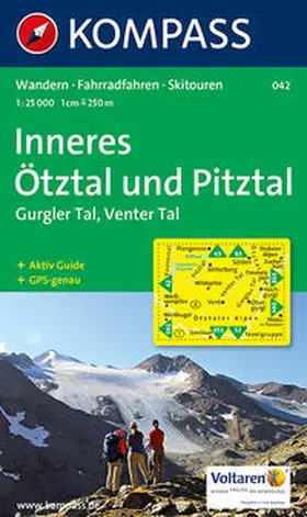 Inneres Ötztal und Pitztal - Gurgler Tal - Venter Tal 1 : 25 000 | Sonstiges | 978-3-85491-600-0 | www.sack.de