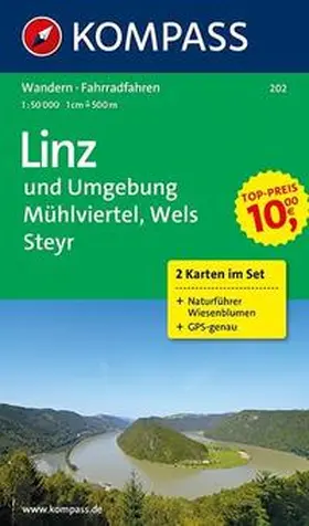  Linz und Umgebung 1 : 50 000. Set Wander- und Bikekarten | Sonstiges |  Sack Fachmedien