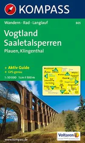  Vogtland - Saaletalsperren - Plauen - Klingenthal 1 : 50 000 | Sonstiges |  Sack Fachmedien