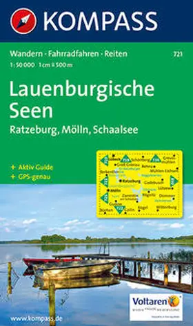  Lauenburgische Seen - Ratzeburg - Mölln - Schaalsee 1 : 50 000 | Sonstiges |  Sack Fachmedien