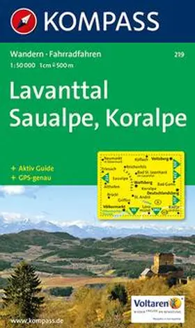  Lavanttal / Saualpe / Koralpe 1 : 50 000 | Sonstiges |  Sack Fachmedien