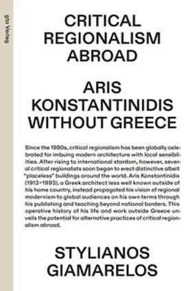 Giamarelos |  Critical Regionalism Abroad | Buch |  Sack Fachmedien