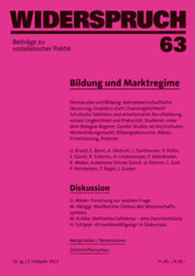 Borst / Brand / Dehnbostel | Widerspruch Heft 63 | Buch | 978-3-85869-563-5 | sack.de