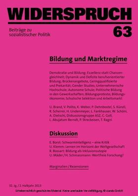 Borst / Brand / Dehnbostel | Widerspruch 63 | E-Book | sack.de