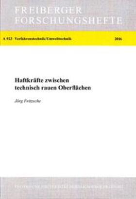 Fritzsche | Haftkräfte zwischen technisch rauen Oberflächen | Buch | 978-3-86012-548-9 | sack.de