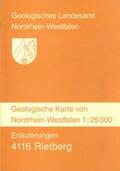 Lenz |  Geologische Karten von Nordrhein-Westfalen 1:25000 / Rietberg | Buch |  Sack Fachmedien
