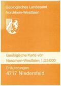 Leuteritz |  Geologische Karten von Nordrhein-Westfalen 1:25000 / Niedersfeld | Sonstiges |  Sack Fachmedien