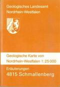 Thome |  Geologische Karten von Nordrhein-Westfalen 1:25000 / Schmallenberg | Buch |  Sack Fachmedien