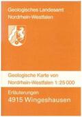 Müller |  Geologische Karten von Nordrhein-Westfalen 1:25000 / Wingeshausen | Sonstiges |  Sack Fachmedien