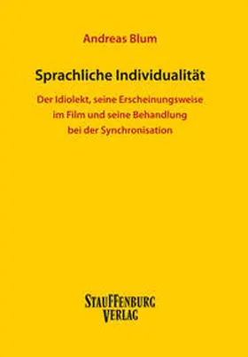 Blum |  Sprachliche Individualität | Buch |  Sack Fachmedien