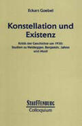 Goebel |  Konstellation und Existenz | Buch |  Sack Fachmedien