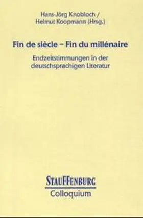 Knobloch / Koopmann |  Fin de siecle, Fin du millenaire | Buch |  Sack Fachmedien