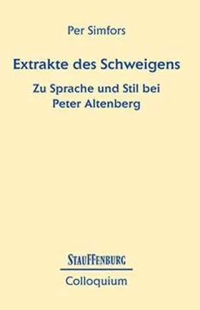 Simfors |  Extrakte des Schweigens | Buch |  Sack Fachmedien