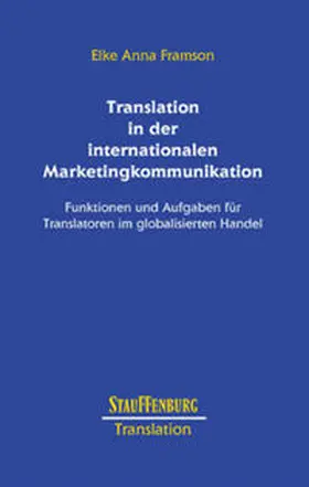 Framson |  Translation in der internationalen Marketingkommunikation | Buch |  Sack Fachmedien