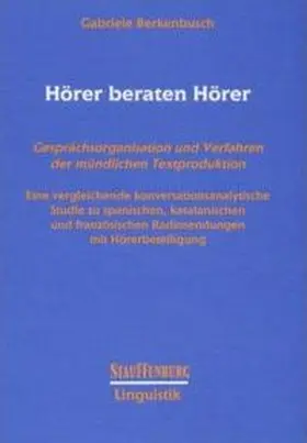 Berkenbusch |  Hörer beraten Hörer | Buch |  Sack Fachmedien
