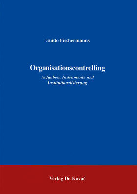 Fischermanns |  Organisationscontrolling | Buch |  Sack Fachmedien