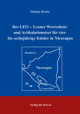 Herbst |  Der Leo - Leoner Wortschatz- und Artikulationstest für vier- bis sechsjährige Kinder in Nicaragua | Buch |  Sack Fachmedien