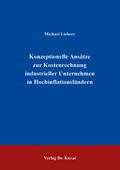 Liebers |  Konzeptionelle Ansätze zur Kostenrechnung industrieller Unternehmen in Hochinflationsländern | Buch |  Sack Fachmedien