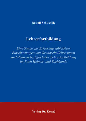 Schwetlik |  Lehrerfortbildung | Buch |  Sack Fachmedien
