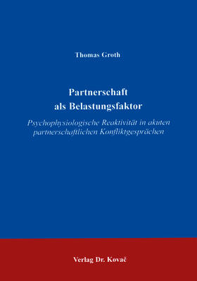 Groth |  Partnerschaft als Belastungsfaktor | Buch |  Sack Fachmedien