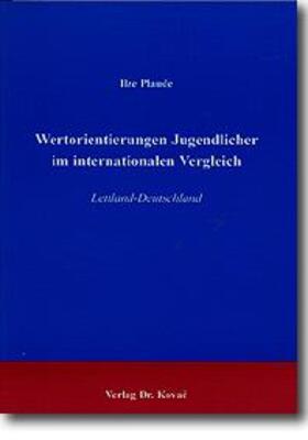 Plaude |  Wertorientierung Jugendlicher im internationalen Vergleich | Buch |  Sack Fachmedien