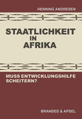 Andresen |  Staatlichkeit in Afrika | Buch |  Sack Fachmedien