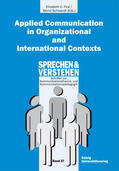 Fine / Schwandt |  Applied Communication in Organizational and International Contexts | Buch |  Sack Fachmedien