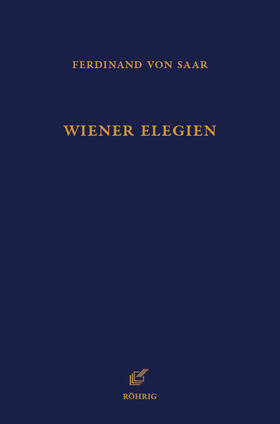 Saar / Bogner / Wiegand |  Wiener Elegien | Buch |  Sack Fachmedien