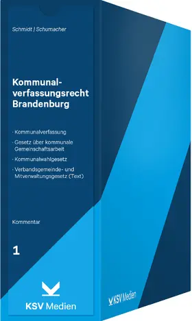 Schumacher / Benedens / Erdmann |  Kommunalverfassungsrecht Brandenburg | Loseblattwerk |  Sack Fachmedien