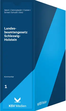 Seeck / Ciemnyjewski / Coenen |  Landesbeamtengesetz Schleswig-Holstein | Loseblattwerk |  Sack Fachmedien