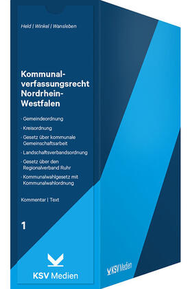 Held / Becker / Winkel | Kommunalverfassungsrecht Nordrhein-Westfalen | Loseblattwerk | sack.de