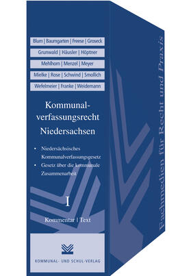Blum / Baumgarten / Freese | Kommunalverfassungsrecht Niedersachsen | Loseblattwerk | sack.de