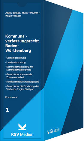 Ade / Pautsch / Müller |  Kommunalverfassungsrecht Baden-Württemberg | Loseblattwerk |  Sack Fachmedien