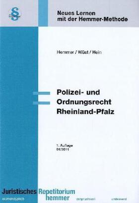 Hemmer / Wüst / Christensen | Polizei- und Ordnungsrecht Rheinland-Pfalz | Buch | 978-3-86193-028-0 | sack.de