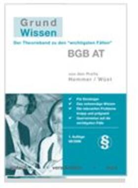 Hemmer / Wüst | Grundwissen BGB AT | Buch | 978-3-86193-050-1 | sack.de