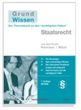 Hemmer/Wüst | Grundwissen Staatsrecht | Buch | 978-3-86193-059-4 | sack.de