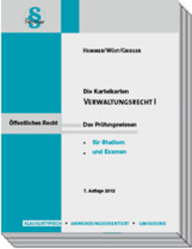 Hemmer / Wüst / Grieger |  Karteikarten Verwaltungsrecht I | Sonstiges |  Sack Fachmedien