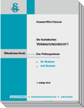 Hemmer / Wüst / Grieger | Karteikarten Verwaltungsrecht I | Sonstiges | 978-3-86193-123-2 | sack.de