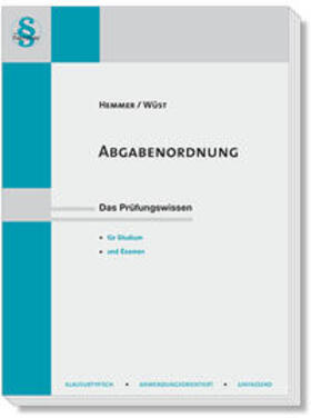 Hemmer / Wüst | Abgabenordnung | Buch | 978-3-86193-528-5 | sack.de