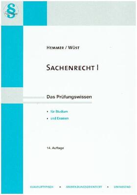 Hemmer / Wüst / d'Alquen |  Sachenrecht 1 | Buch |  Sack Fachmedien