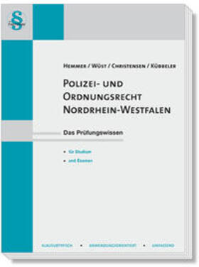 Hemmer / Wüst / Christensen | Polizei- und Ordnungsrecht Nordrhein-Westfalen | Buch | 978-3-86193-698-5 | sack.de