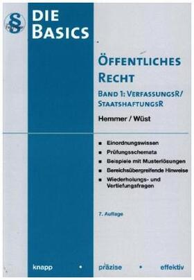 Hemmer / Wüst | Basic Öffentliches Recht  | Buch | 978-3-86193-751-7 | sack.de
