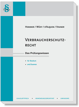 Hemmer / Wüst / d'Alquen | Verbraucherschutzrecht | Buch | 978-3-86193-841-5 | sack.de