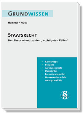 Hemmer / Wüst | Hemmer, K: Grundwissen Staatsrecht | Buch | 978-3-86193-843-9 | sack.de